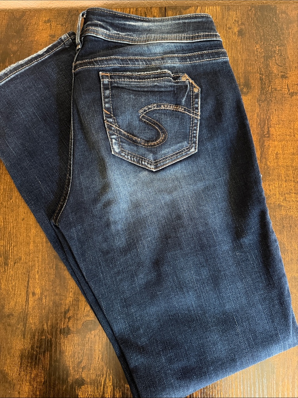 Silver Jeans Women's Dark Blue Slim Bootcut Jeans 29 EUC